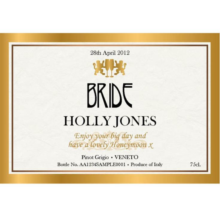 Bride Personalised Wine product image