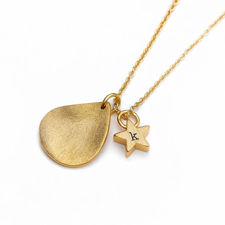 Personalised Star and Drop Necklace product image