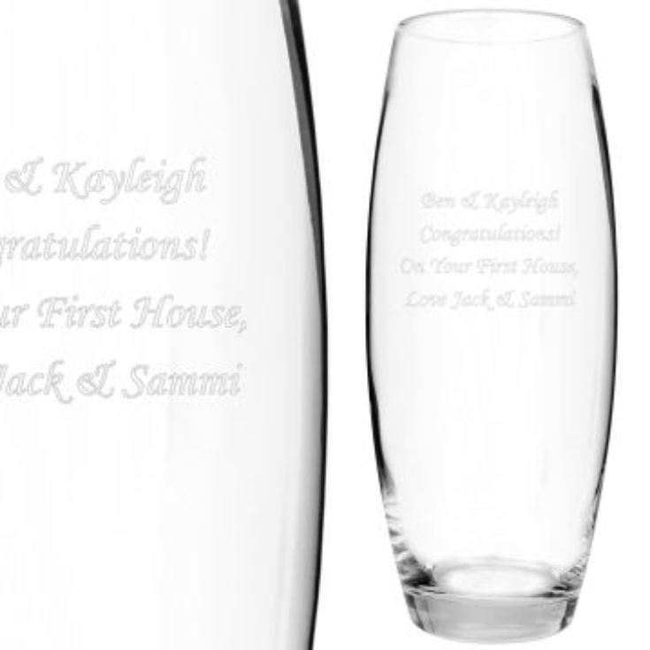 Personalised Tapered Bullet Vase product image