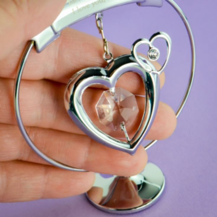 Personalised Crystal Heart Ornament product image
