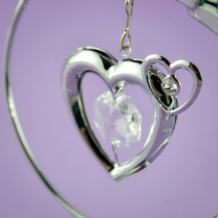 Personalised Crystal Heart Ornament product image