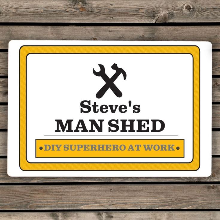 Personalised Man At Work Sign product image