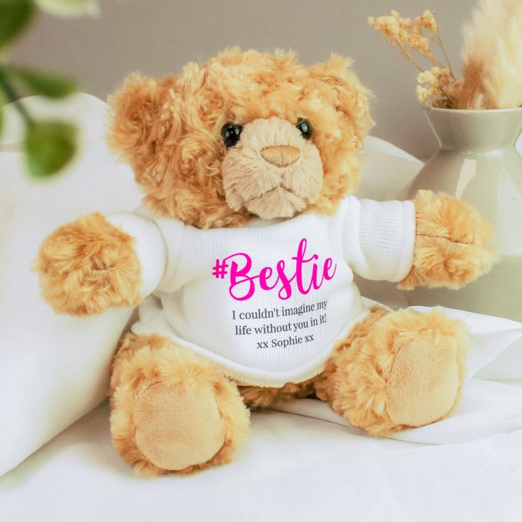 Personalised #Bestie Teddy Bear product image