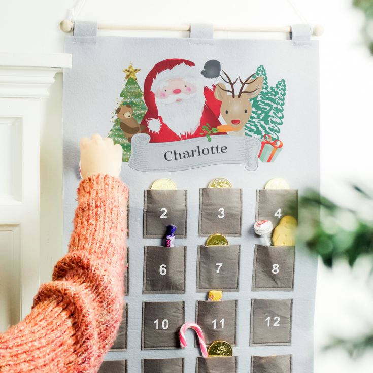 Personalised Christmas Santa Advent Calendar product image