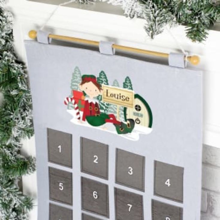 Personalised Christmas Elf Advent Calendar product image