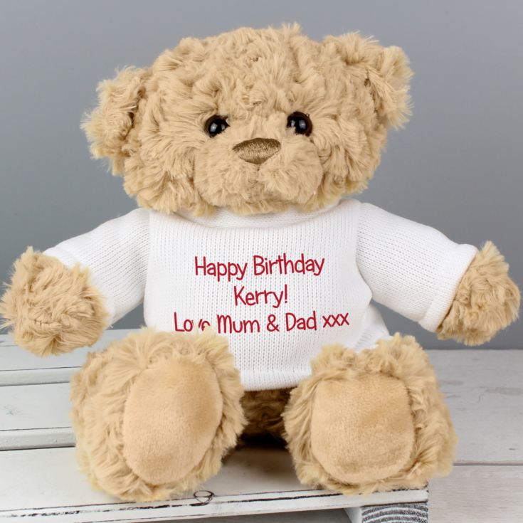 Personalised Teddy Message Bear | The Gift Experience