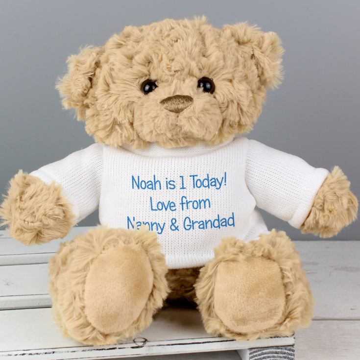 Personalised Teddy Message Bear | The Gift Experience