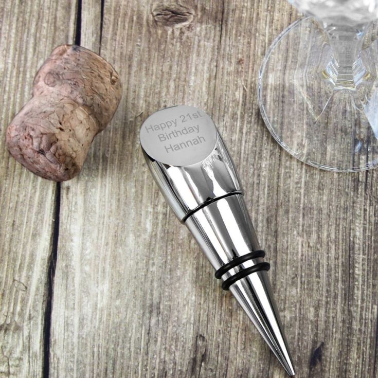 Personalised Wine Bottle Stopper product image