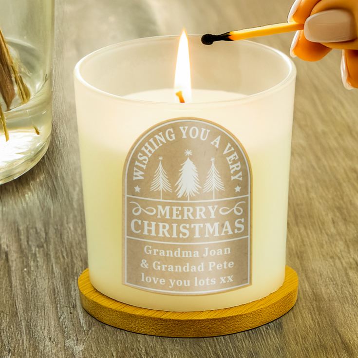 Personalised Christmas Candle Jar product image