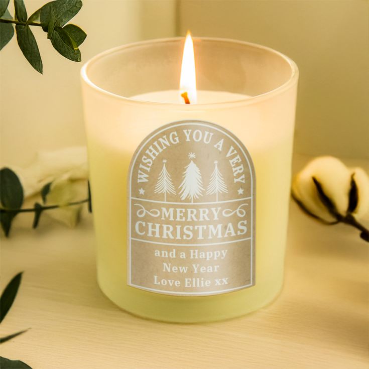 Personalised Christmas Candle Jar product image