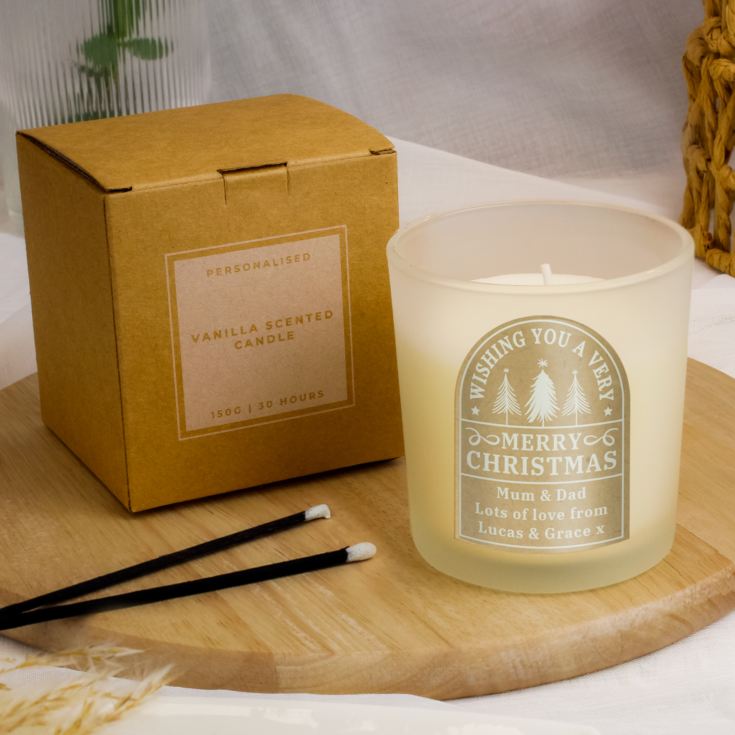 Personalised Christmas Candle Jar product image