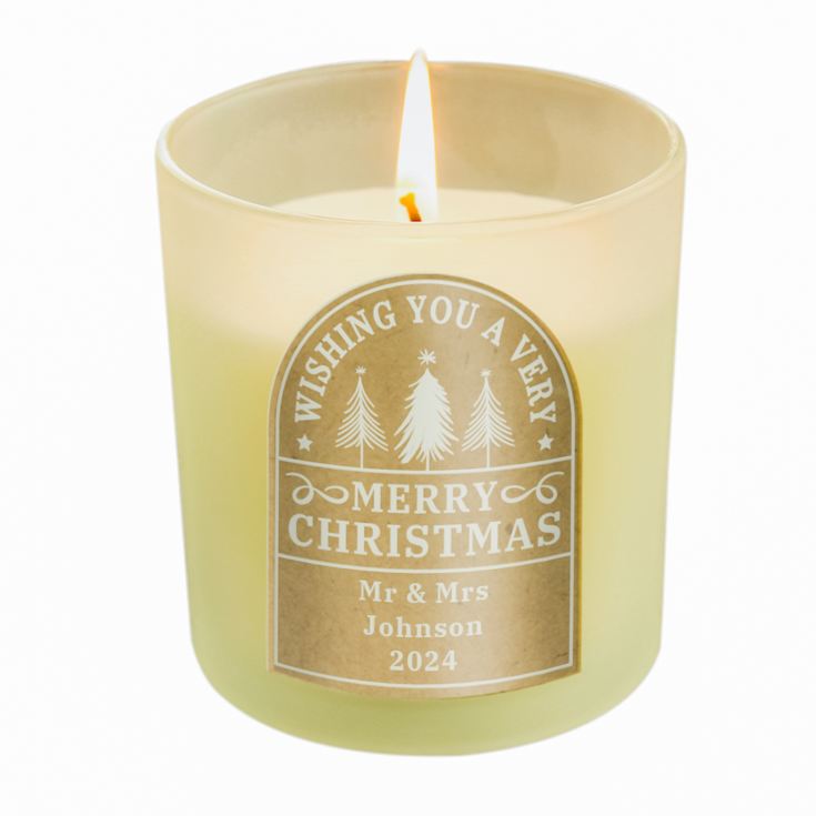 Personalised Christmas Candle Jar product image