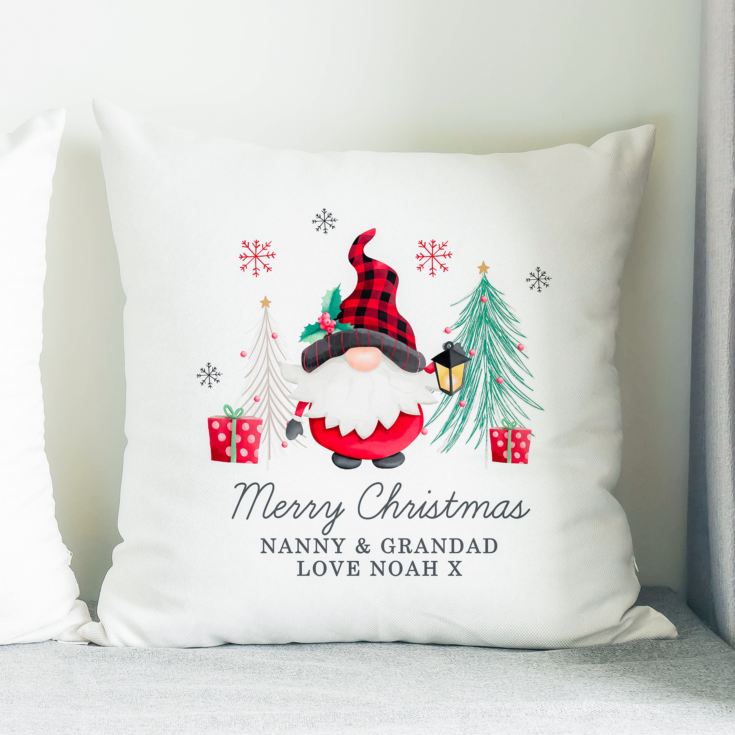 Personalised Gonk Christmas Cushion product image