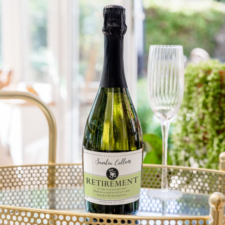 Personalised Retirement Prosecco product image