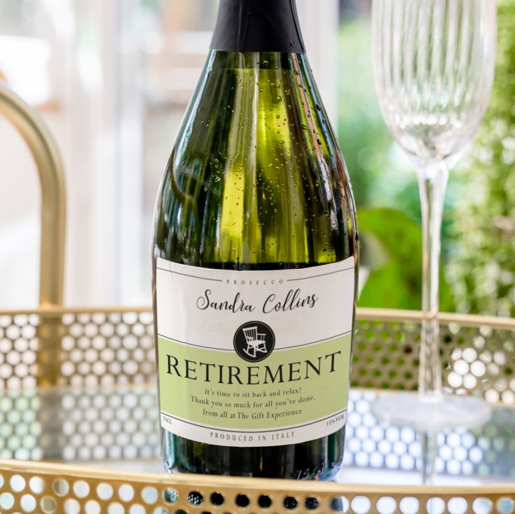 Personalised Retirement Prosecco product image