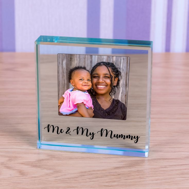 Me & My Mummy Photo Upload Glass Token product image