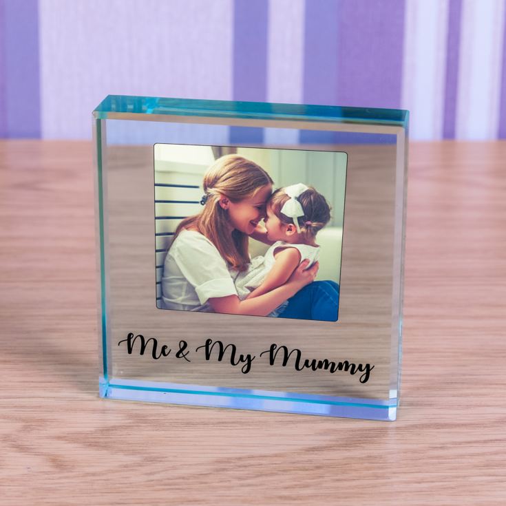 Me & My Mummy Photo Upload Glass Token product image