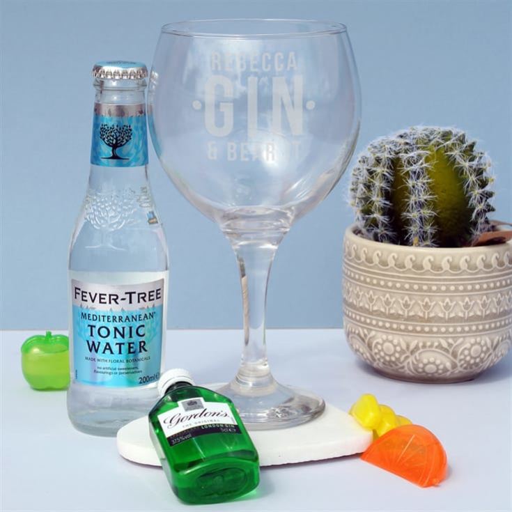 Personalised Gin and Bear It Gin Gift Set product image