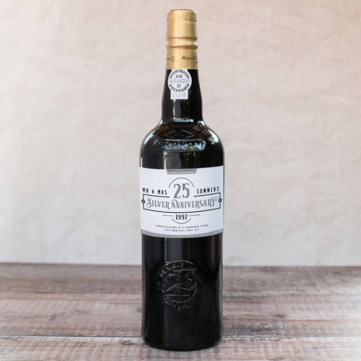 Personalised 25th Anniversary Port product image