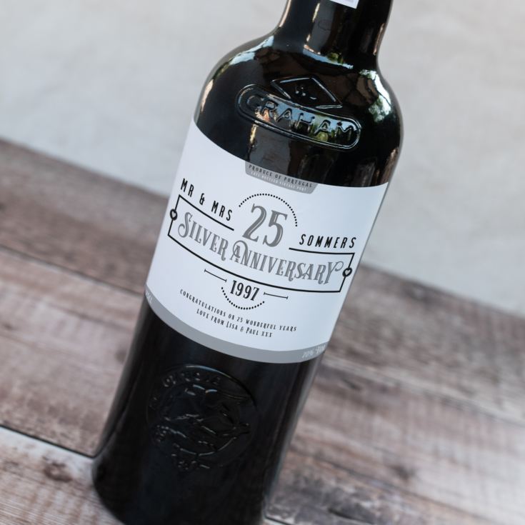 Personalised 25th Anniversary Port product image