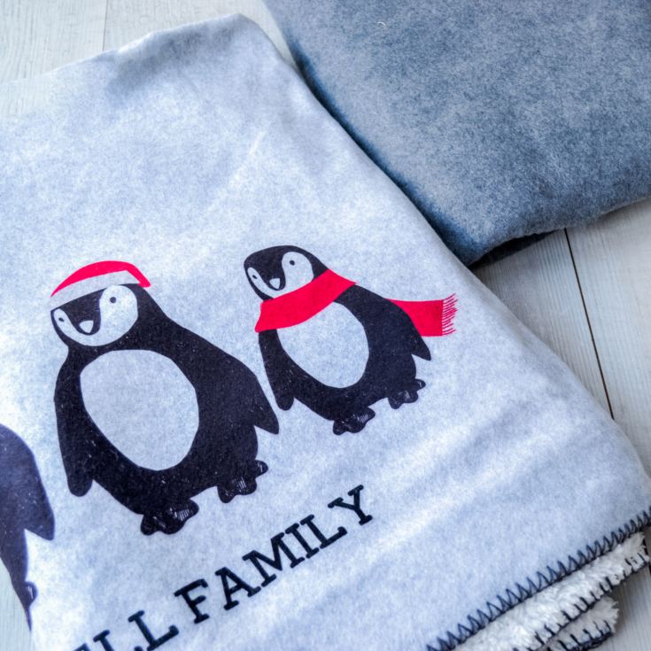 Personalised Family Christmas Blanket product image