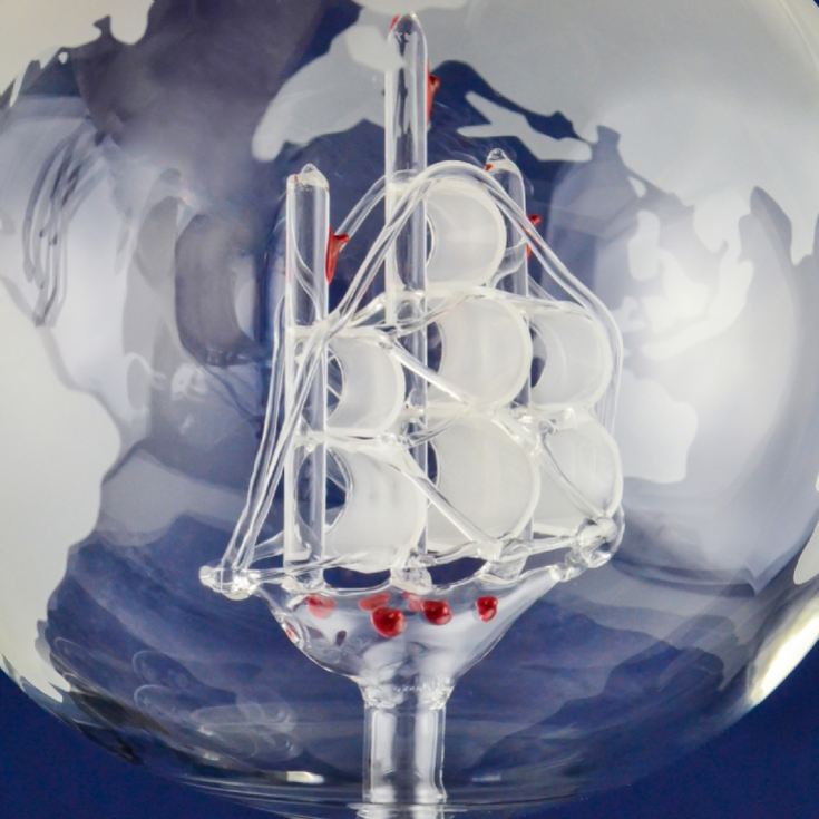 Globe Decanter with Two Glass Tumblers product image