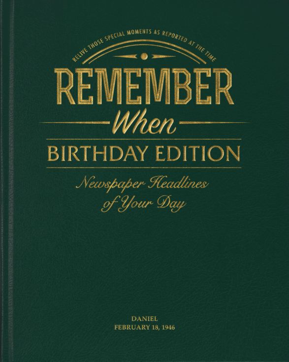 Personalised 18th Birthday Newspaper Year Book product image