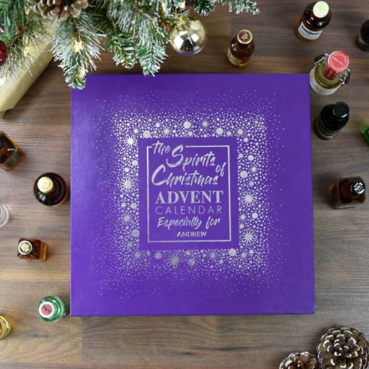 Personalised Mixed Spirits Advent Calendar The Gift Experience