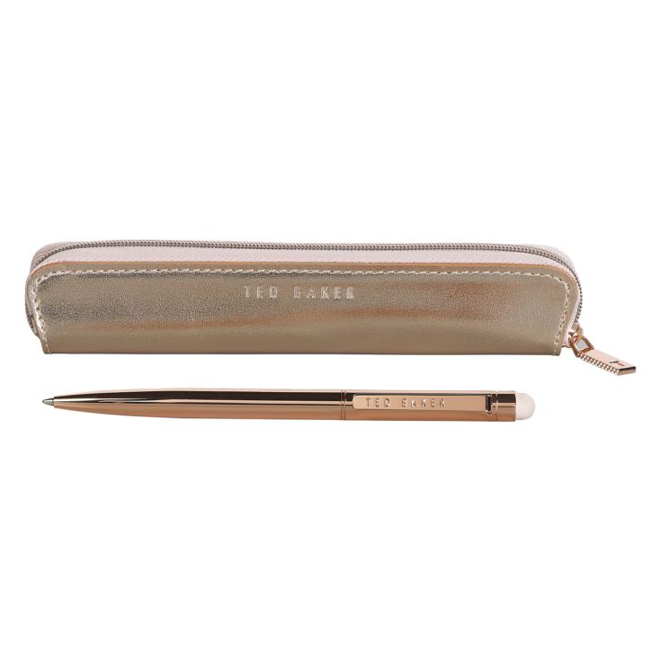 ted baker rose gold pencil case