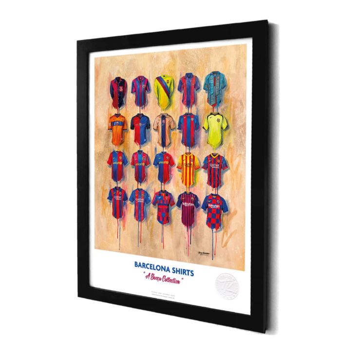 A3 Framed Football Shirt History Prints product image