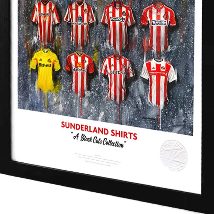 A3 Framed Football Shirt History Prints product image