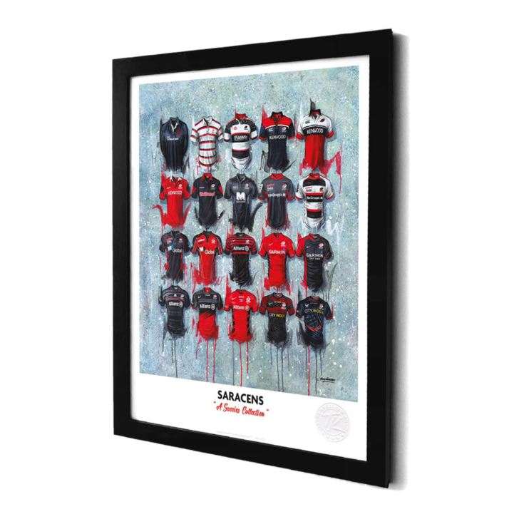 A3 Framed Rugby Shirt History Prints product image