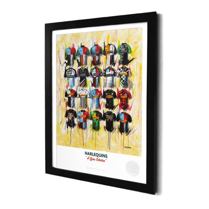 A3 Framed Rugby Shirt History Prints product image