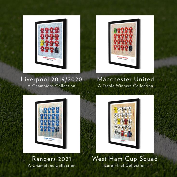 A3 Framed Special Football Team Prints product image