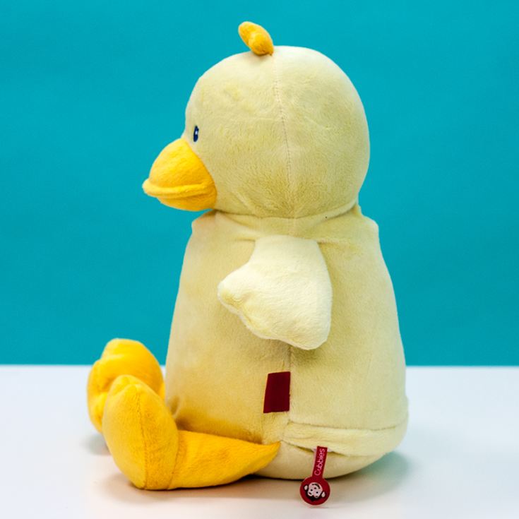 Personalised Embroidered Cubbies Duck Soft Toy The T Experience 4695