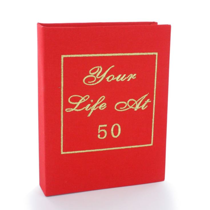  Big  Red Photo Album Your  Life  at 50 The Gift Experience