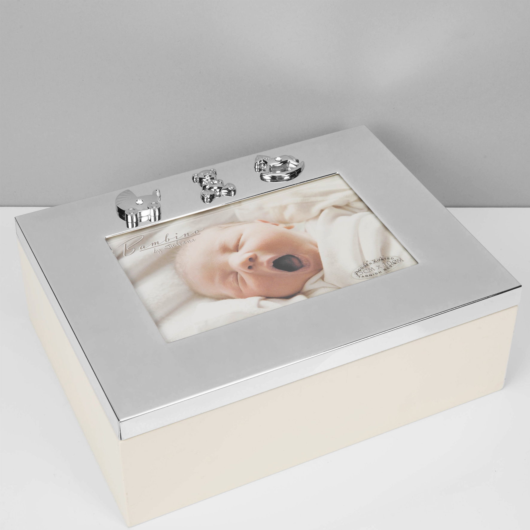 Silver keepsake box sales baby