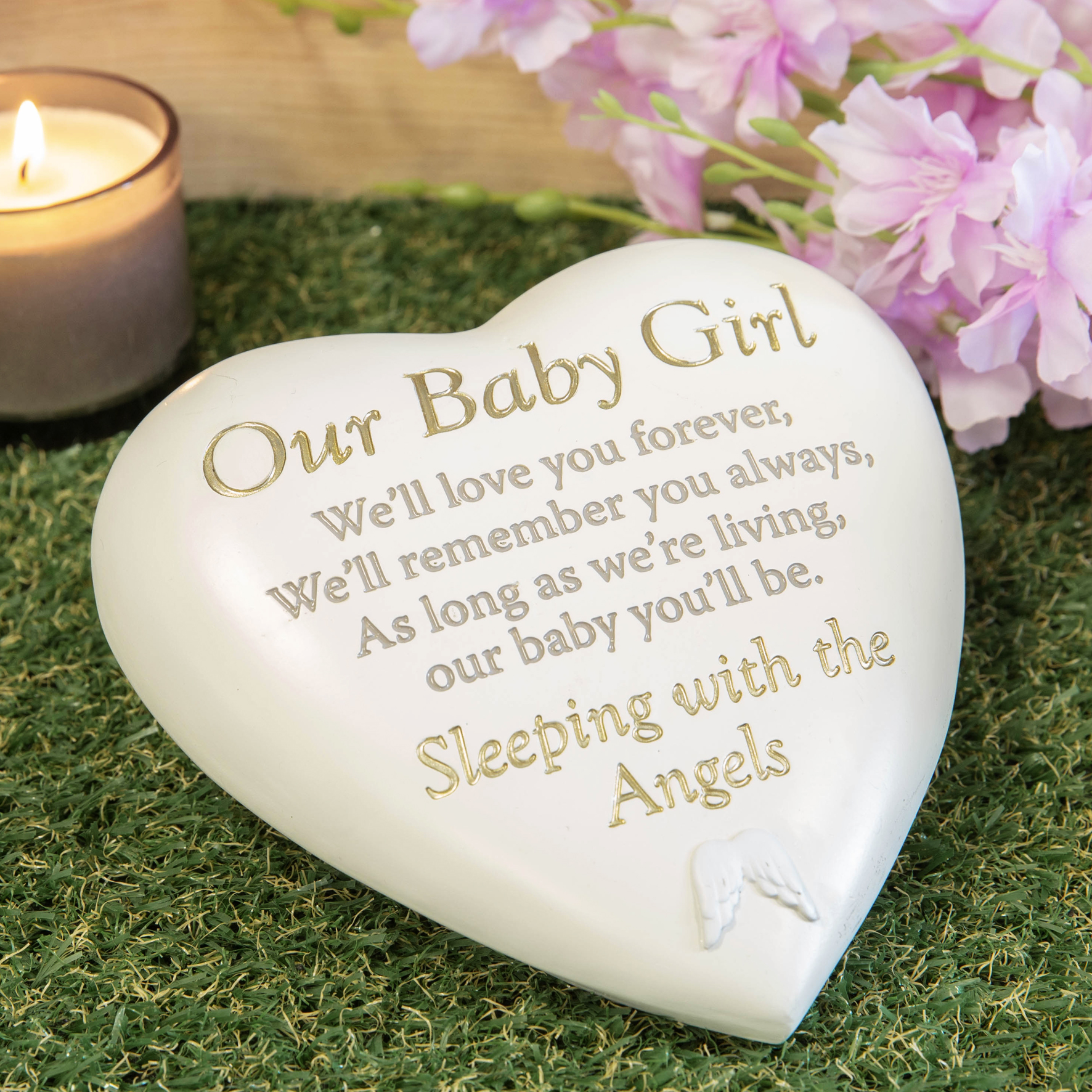 Thought Of You Graveside Heart Memorial Our Baby Girl The Gift Experience