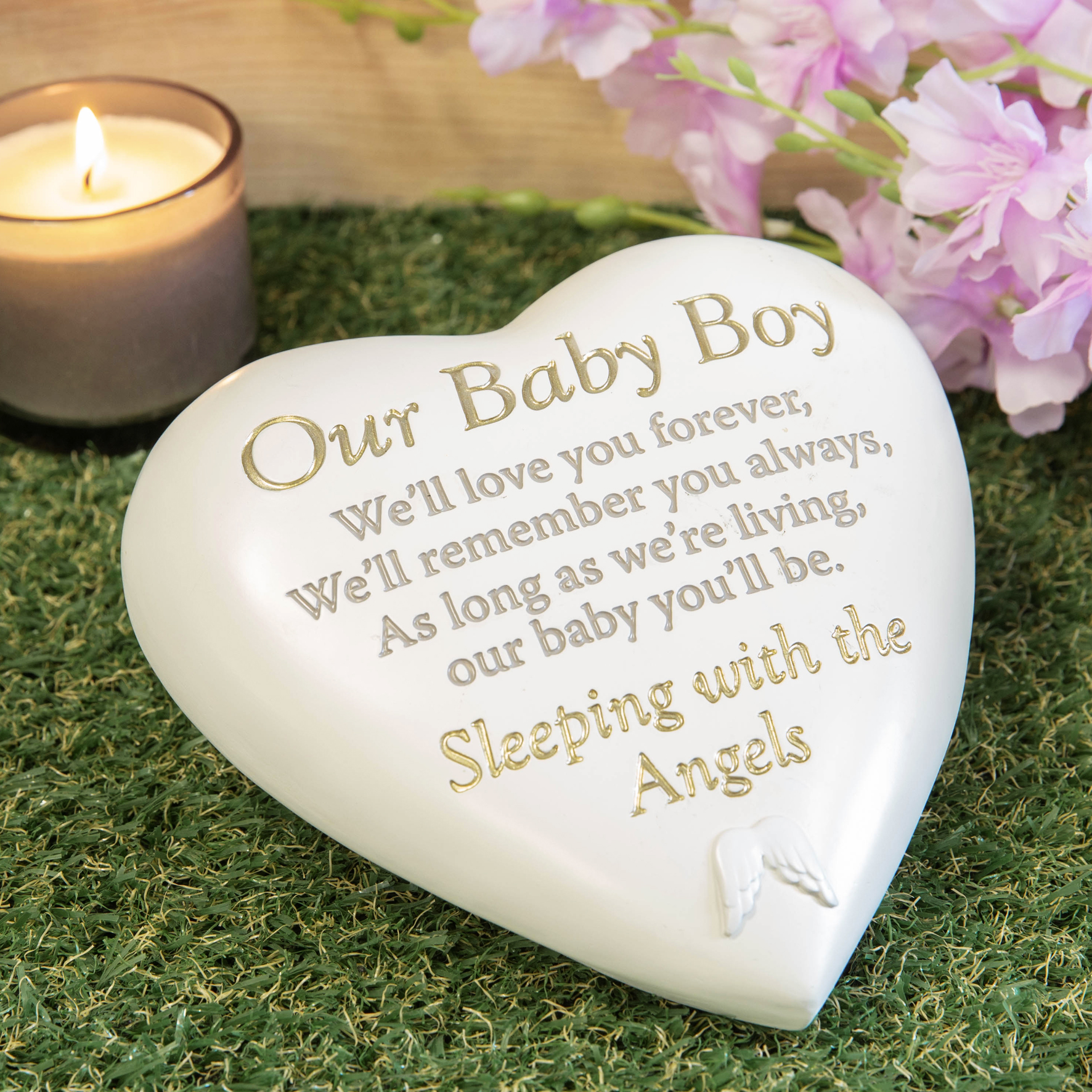 Thought Of You Graveside Heart Memorial Our Baby Boy The Gift Experience