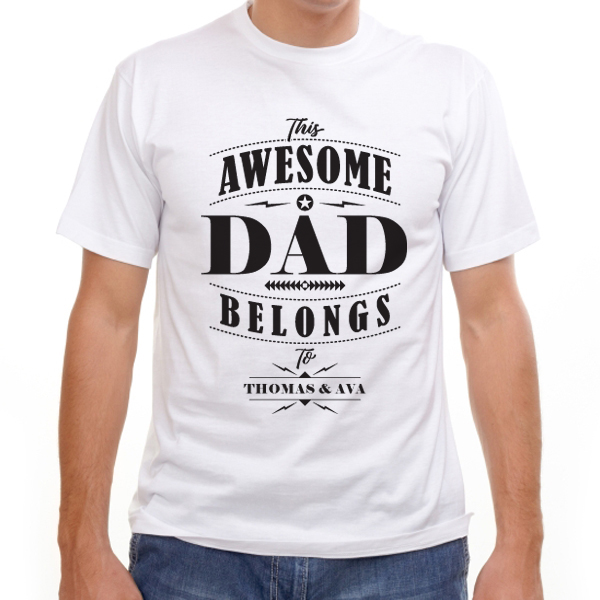 this awesome dad belongs to t shirt