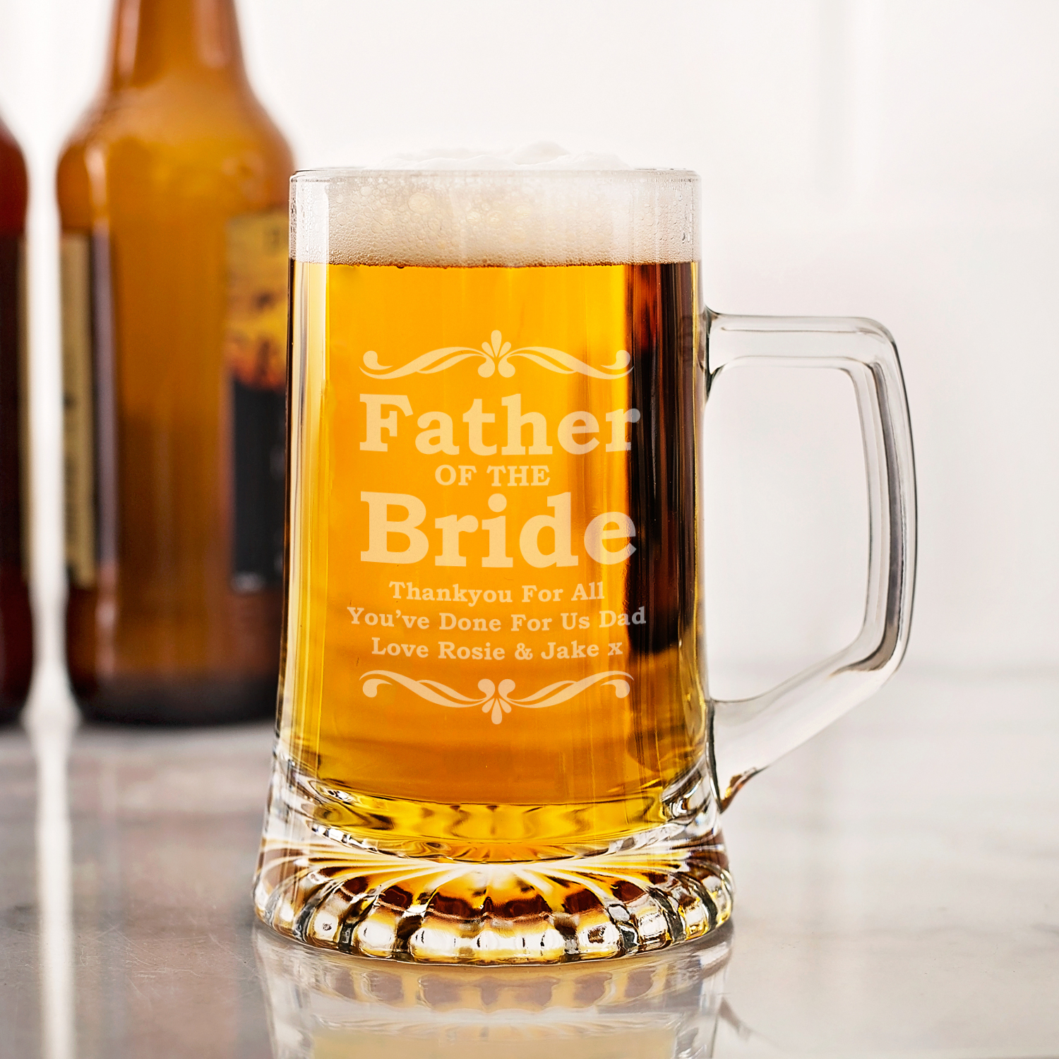 father of the bride tankard