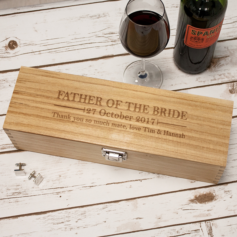 father of the bride gift box