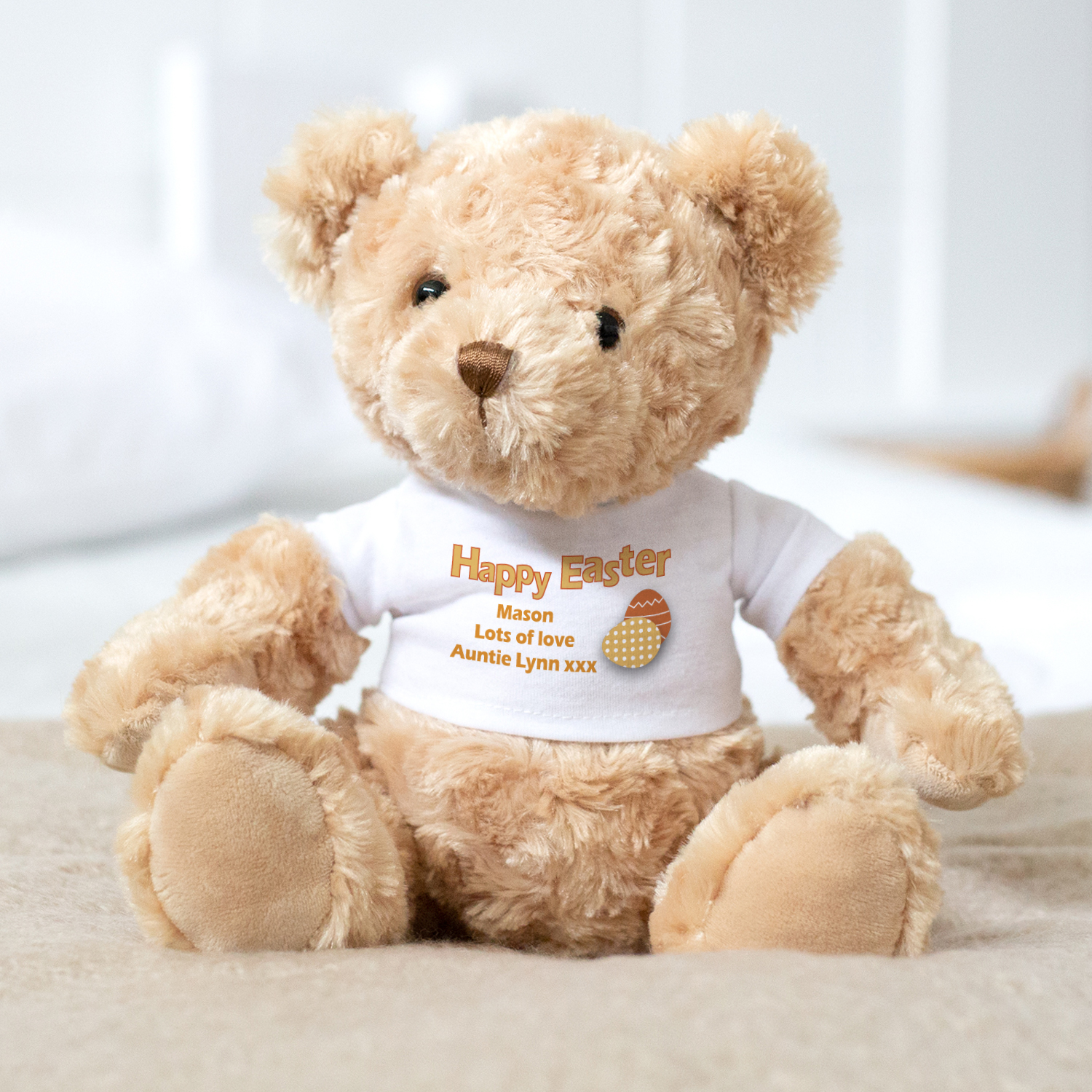 personalised easter teddy