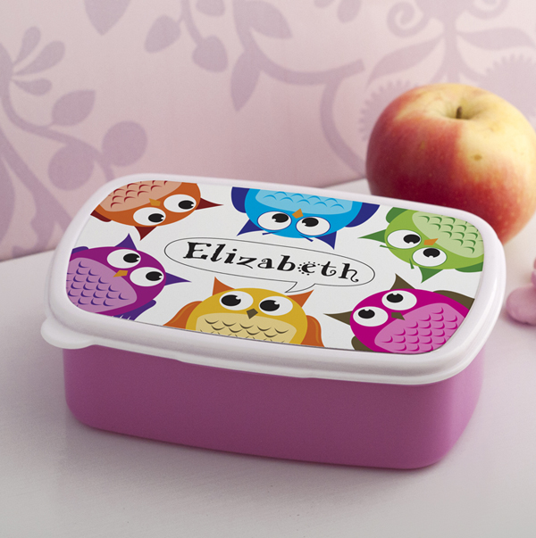 personalised kids lunch box