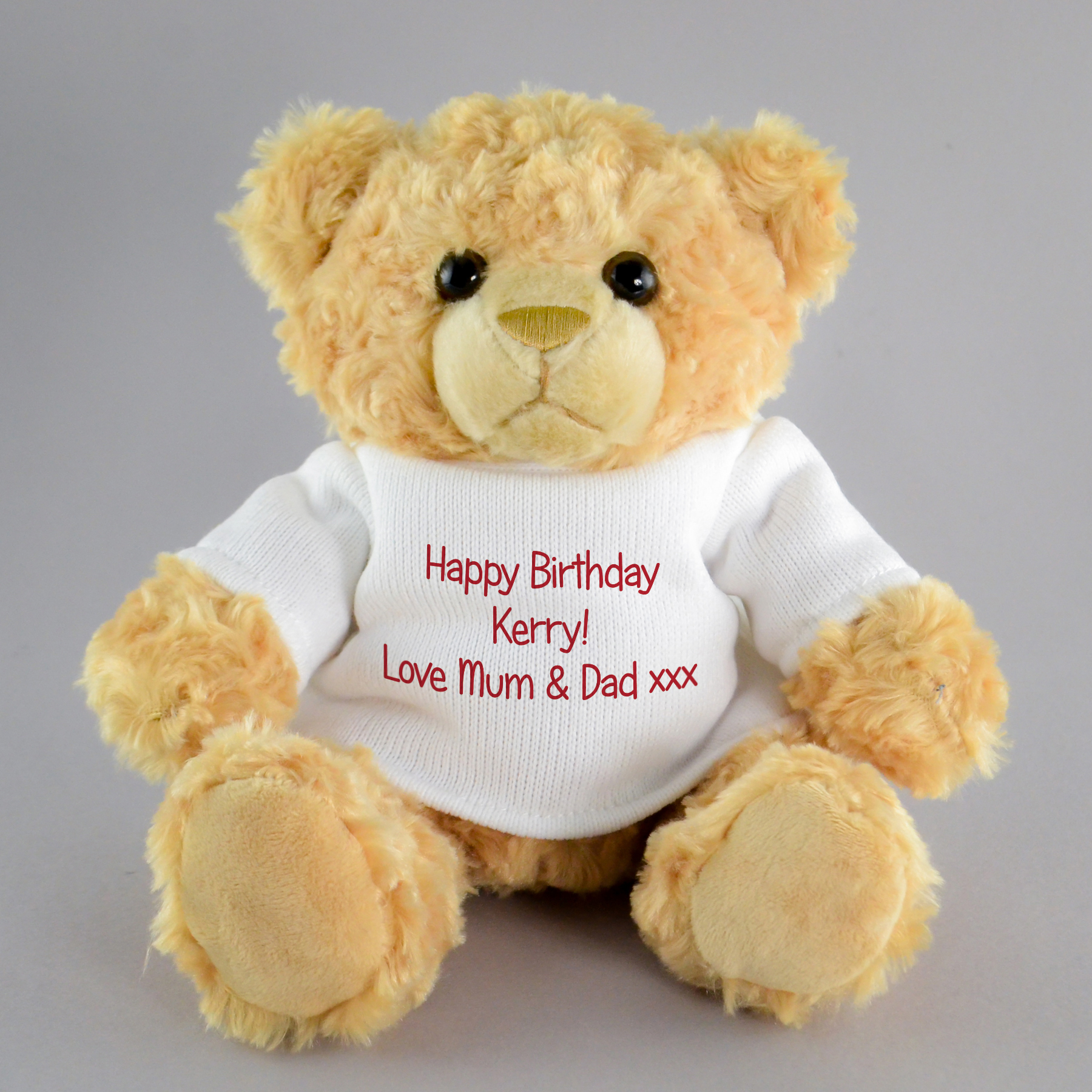 teddy bear with custom message