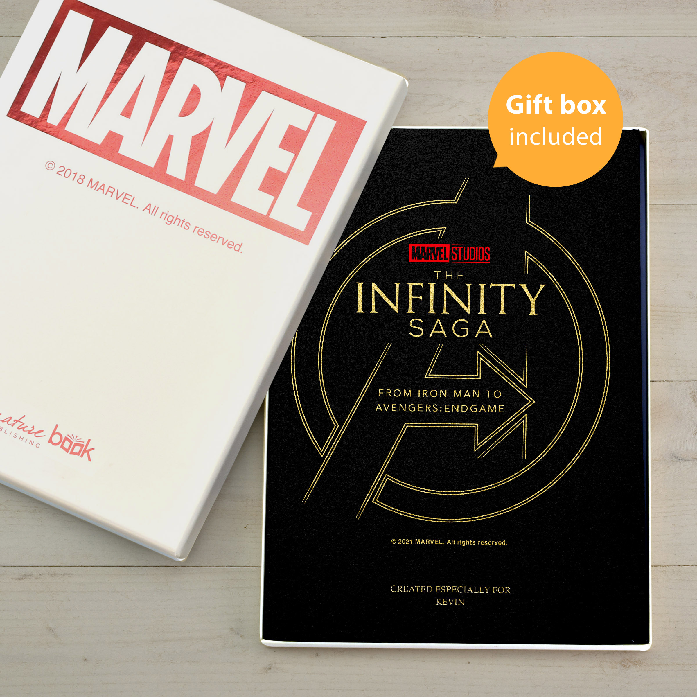 Personalised Marvel Studios Infinity Saga The Gift Experience