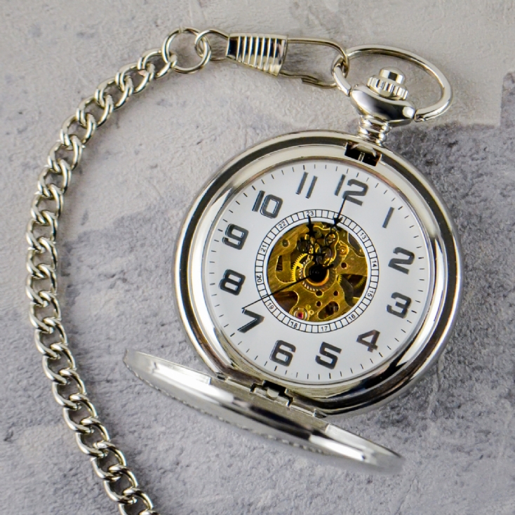 Mens personalised hot sale pocket watch