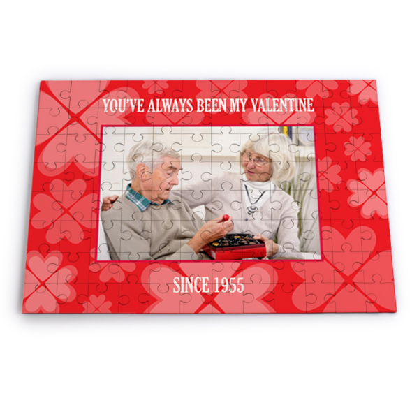 Personalised Valentine's Photo Jigsaw Puzzle
